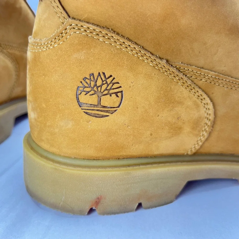 Timberland Wheat Leather Boots Mens 11 Waterproof A4098 Work Outdoor Preppy